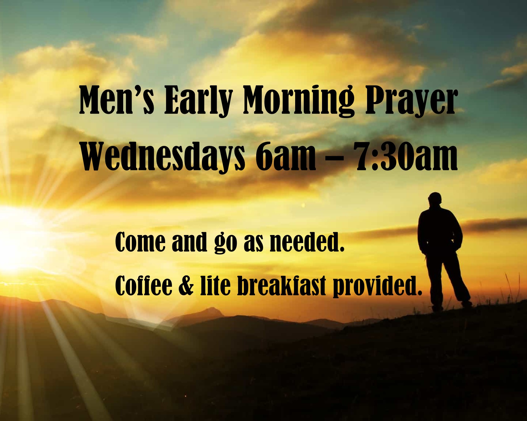 Men’s Early Morning Prayer | Cornerstone Brenham